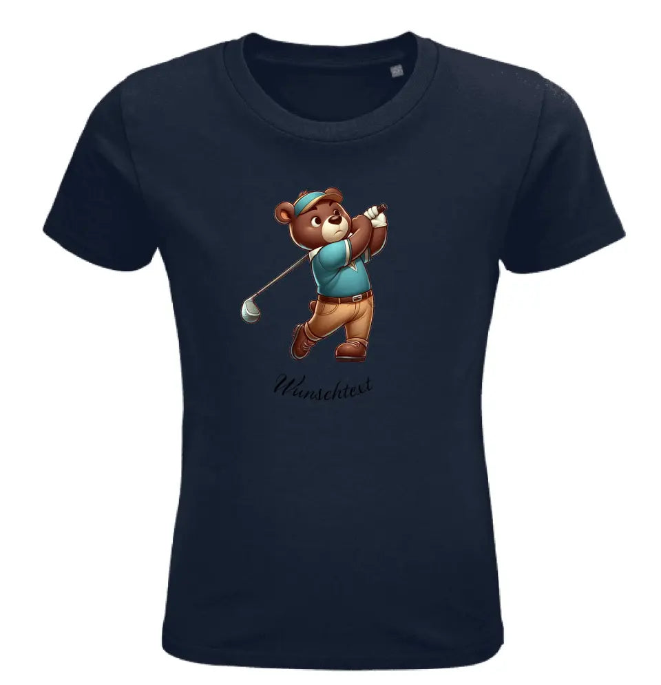Kinder Premium Bio T Shirt * Golf * personalisierbar