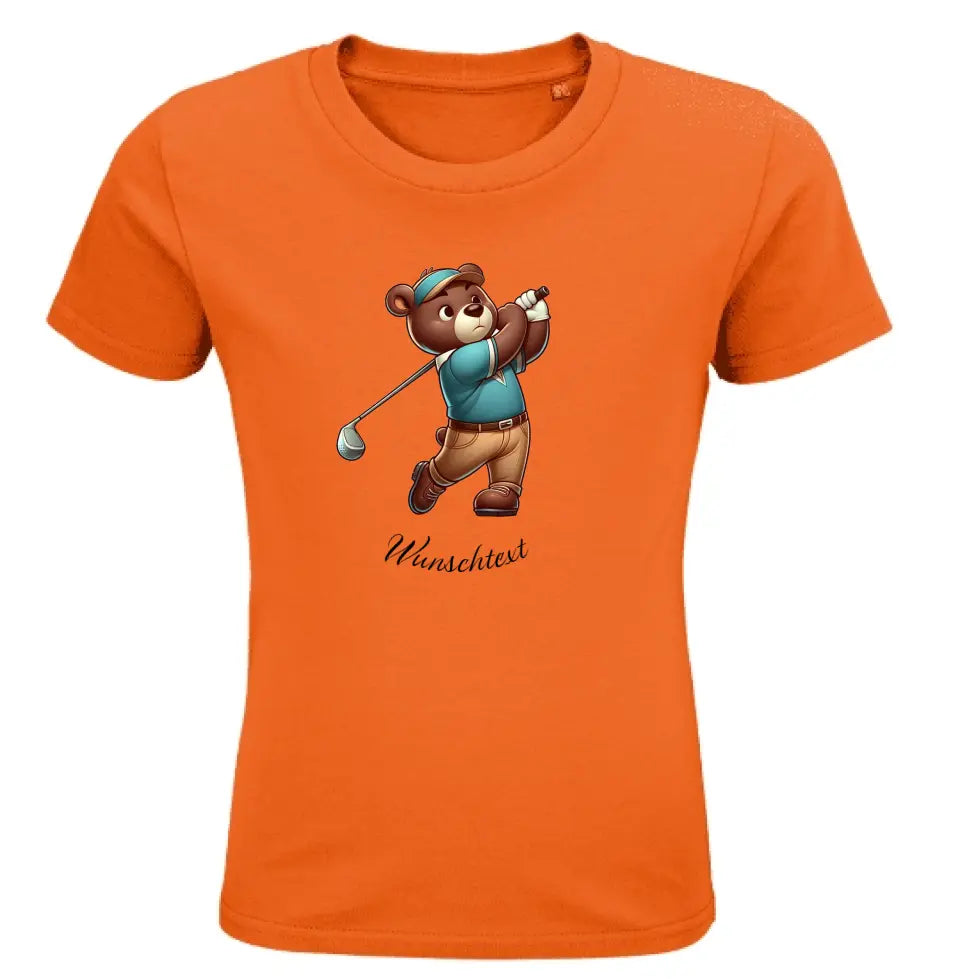 Kinder Premium Bio T Shirt * Golf * personalisierbar