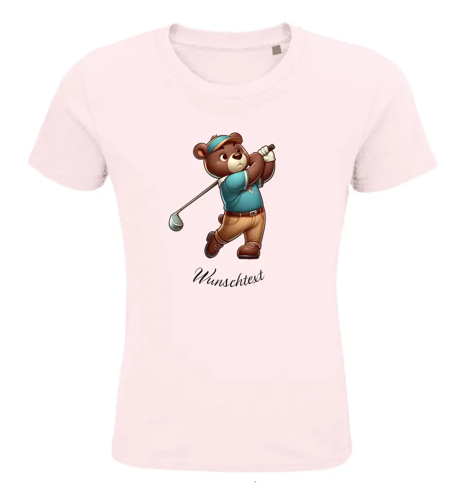 Kinder Premium Bio T Shirt * Golf * personalisierbar
