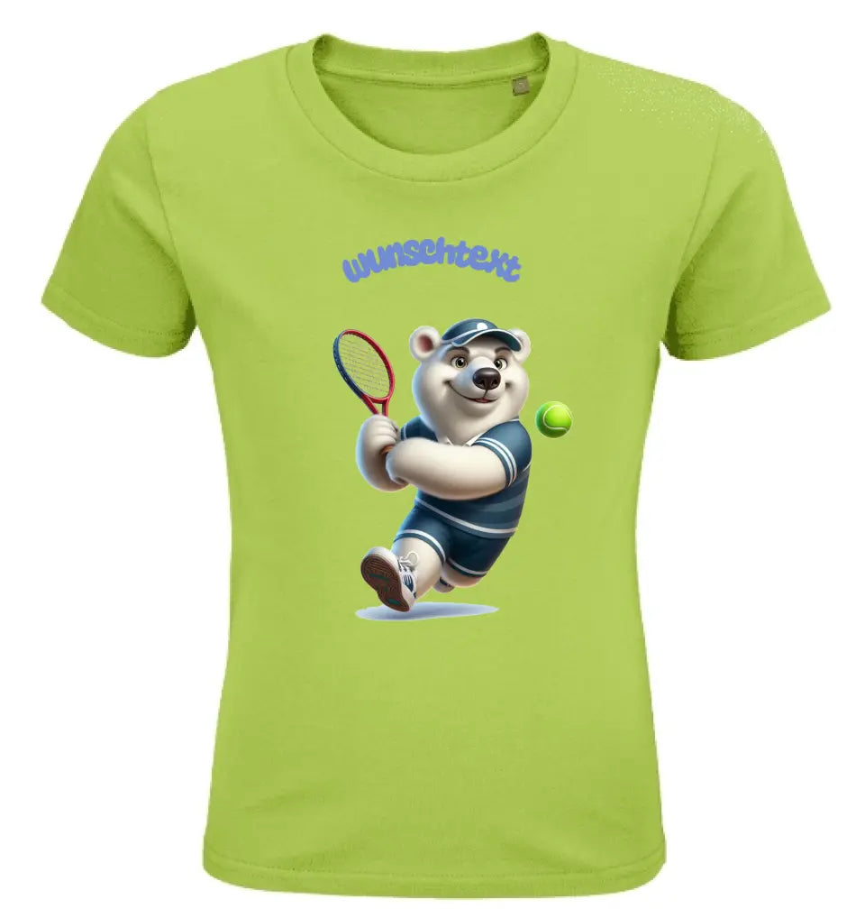 Kinder Premium Bio T Shirt * Tennis * personalisierbar