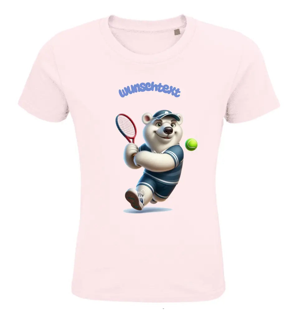 Kinder Premium Bio T Shirt * Tennis * personalisierbar