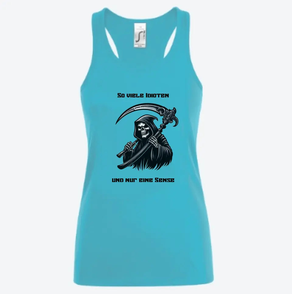 Frauen Basic Tanktop * So viele Idioten * personalisierbar