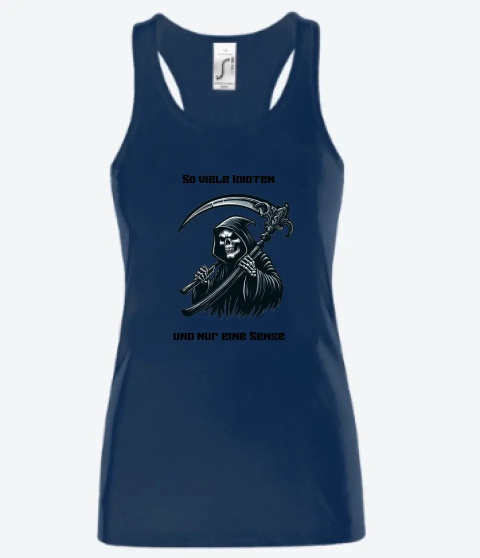 Frauen Basic Tanktop * So viele Idioten * personalisierbar