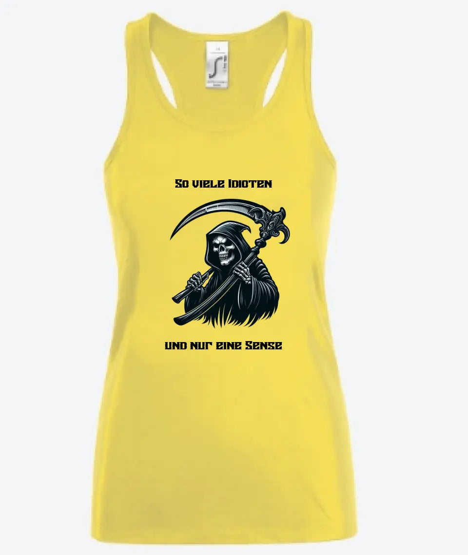 Frauen Basic Tanktop * So viele Idioten * personalisierbar