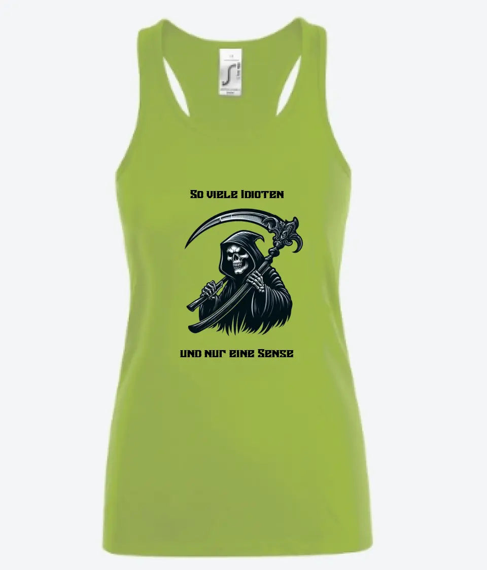 Frauen Basic Tanktop * So viele Idioten * personalisierbar