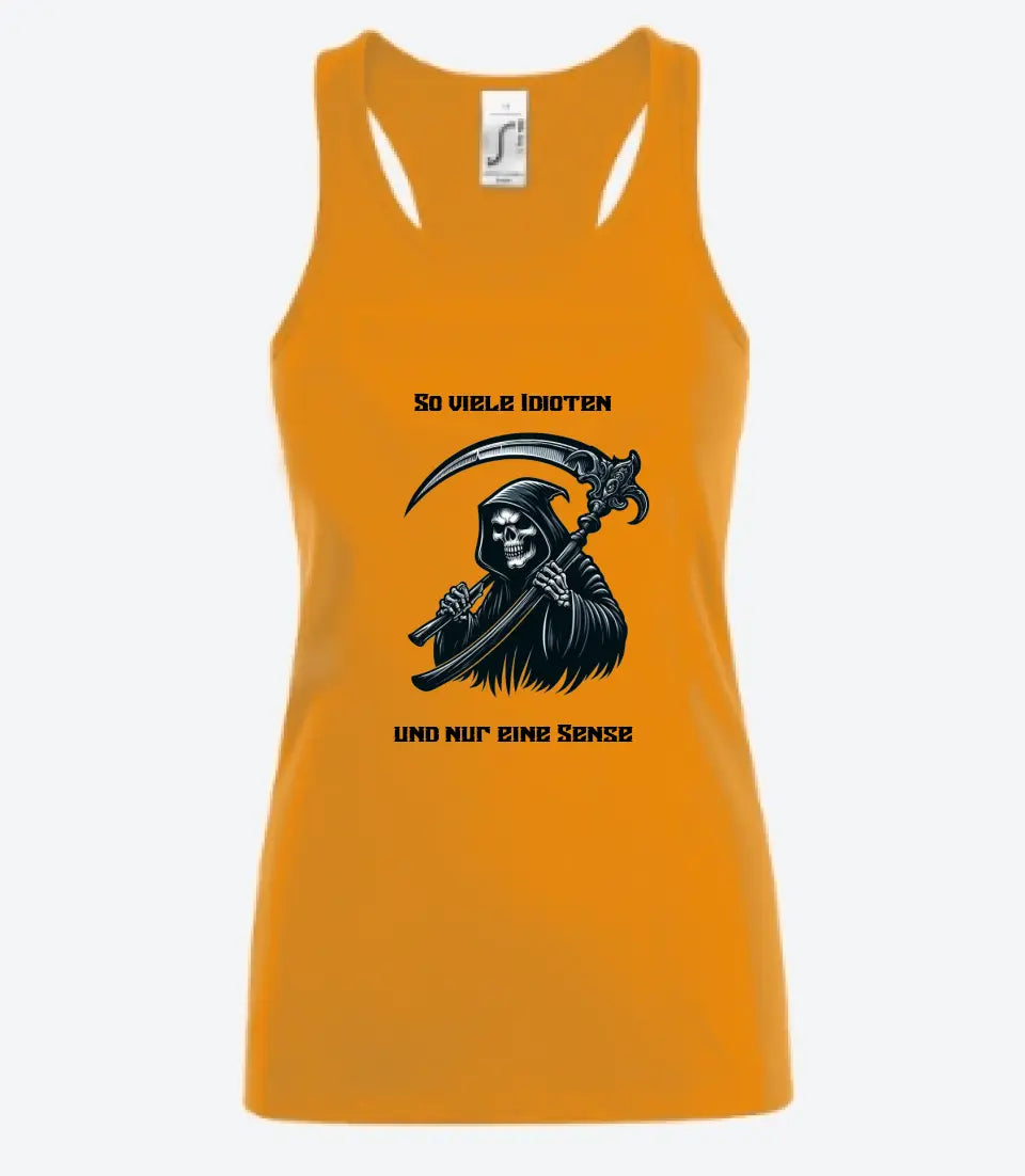 Frauen Basic Tanktop * So viele Idioten * personalisierbar