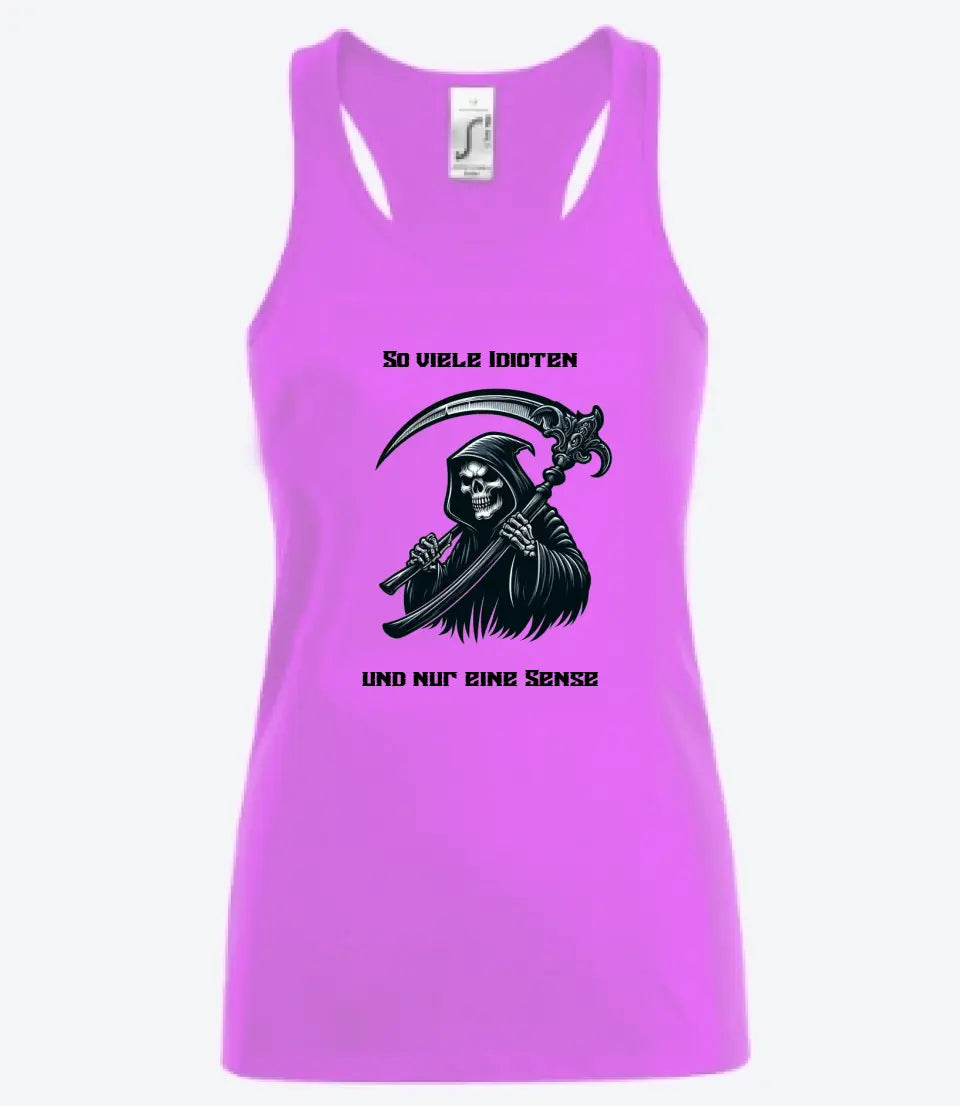 Frauen Basic Tanktop * So viele Idioten * personalisierbar