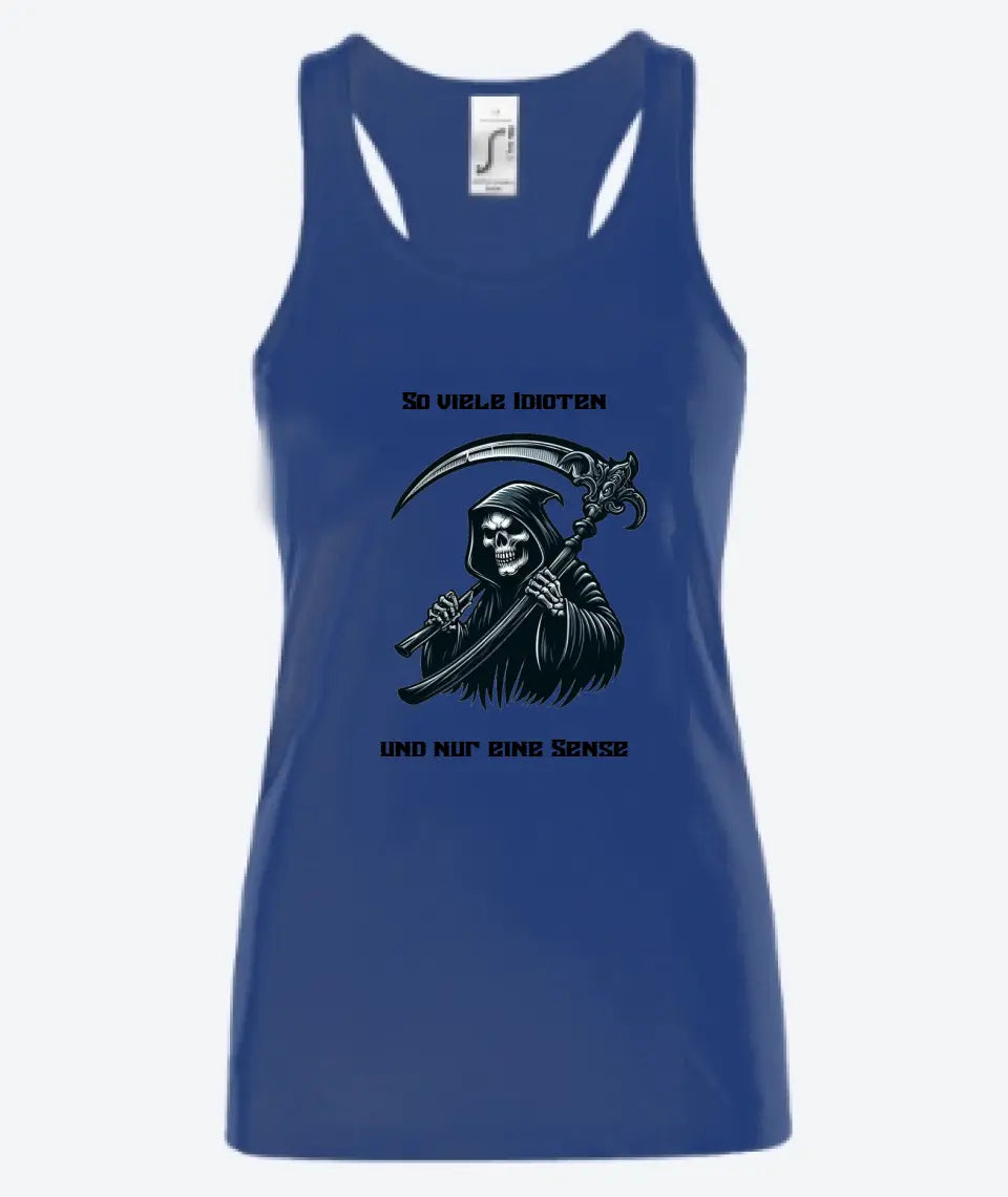Frauen Basic Tanktop * So viele Idioten * personalisierbar