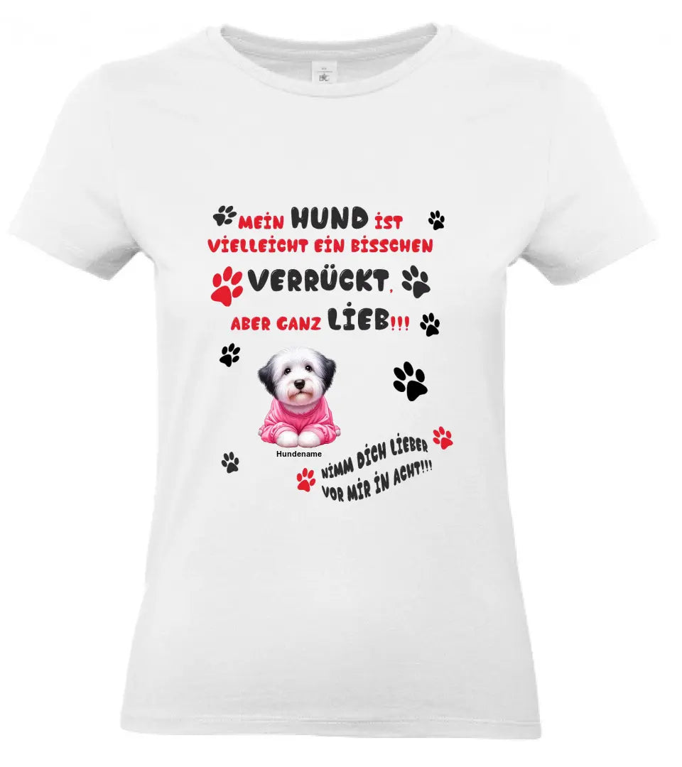 Frauen Basic T Shirt * Mein Hund * personalisierbar