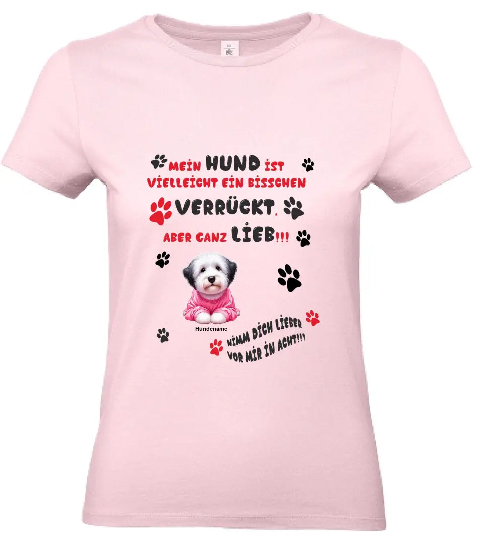 Frauen Basic T Shirt * Mein Hund * personalisierbar