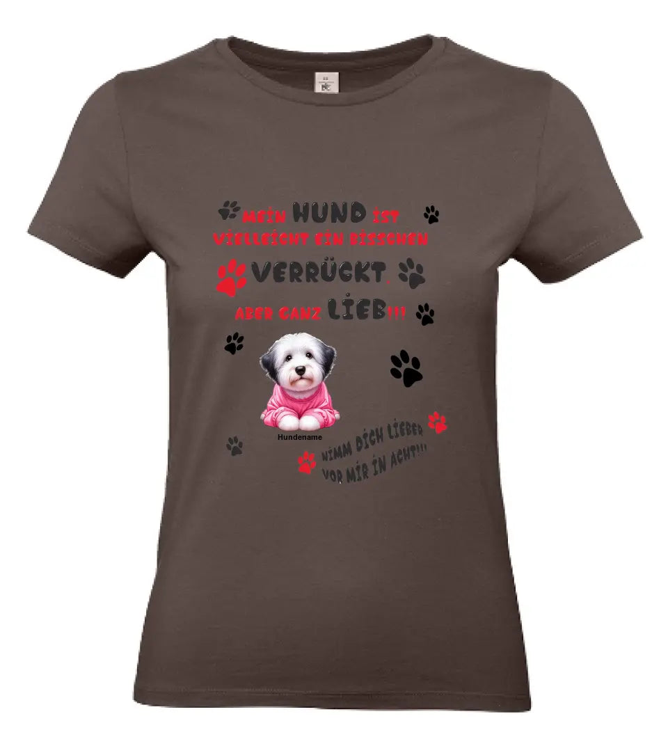 Frauen Basic T Shirt * Mein Hund * personalisierbar