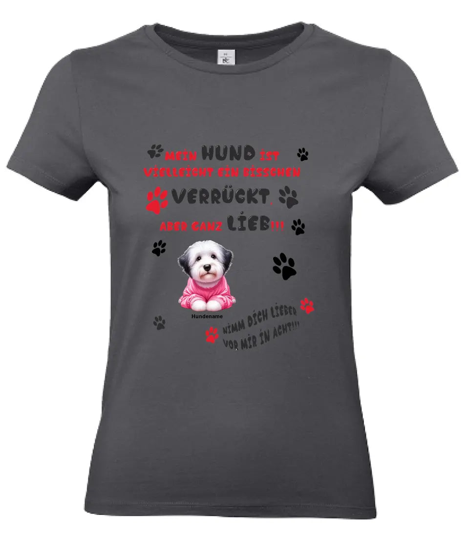 Frauen Basic T Shirt * Mein Hund * personalisierbar