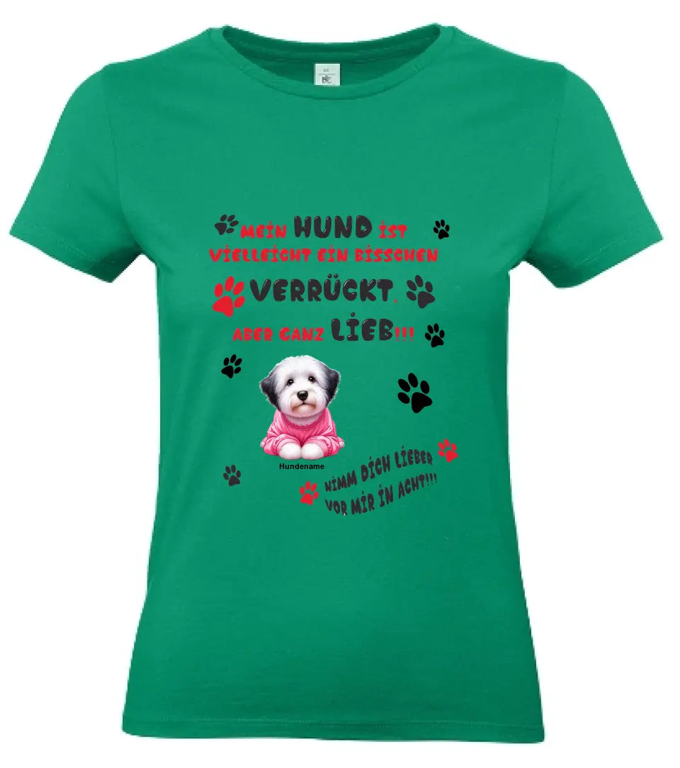 Frauen Basic T Shirt * Mein Hund * personalisierbar
