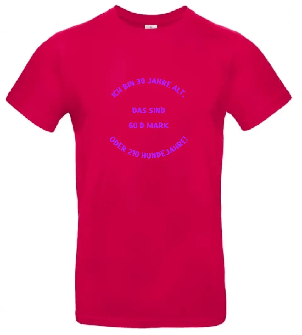 Männer Basic T Shirt * Umrechnung * personalisierbar