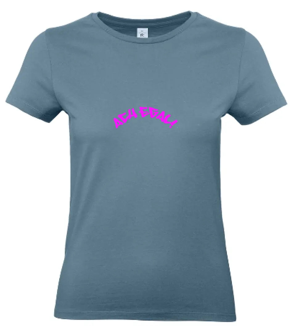 Frauen Basic T Shirt 2 * Ach egal! * personalisierbar