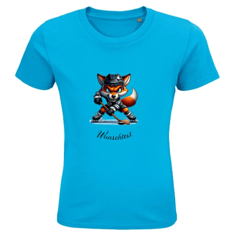 Kinder Premium Bio T Shirt * Eishockey * personalisierbar