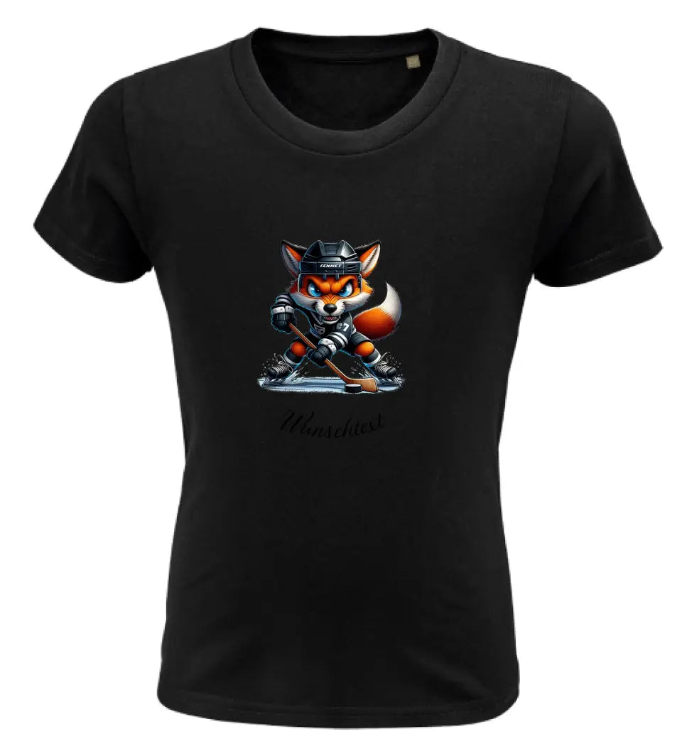 Kinder Premium Bio T Shirt * Eishockey * personalisierbar