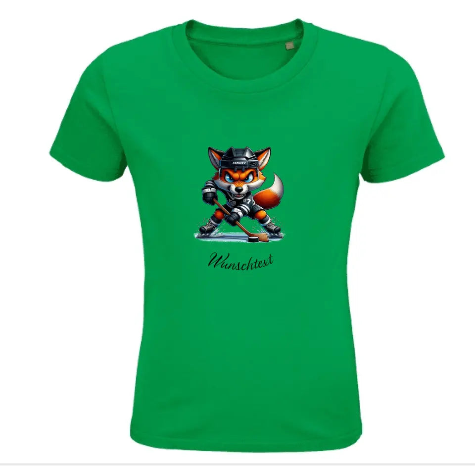 Kinder Premium Bio T Shirt * Eishockey * personalisierbar