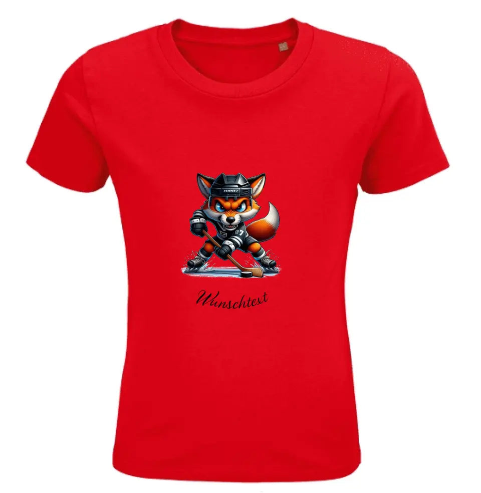 Kinder Premium Bio T Shirt * Eishockey * personalisierbar