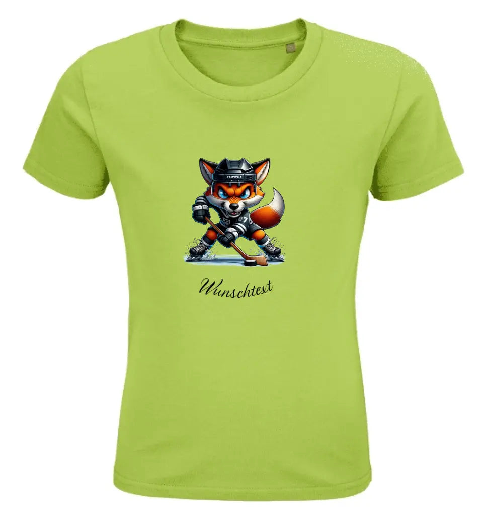 Kinder Premium Bio T Shirt * Eishockey * personalisierbar