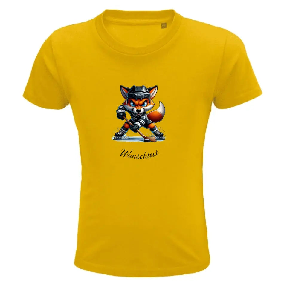 Kinder Premium Bio T Shirt * Eishockey * personalisierbar