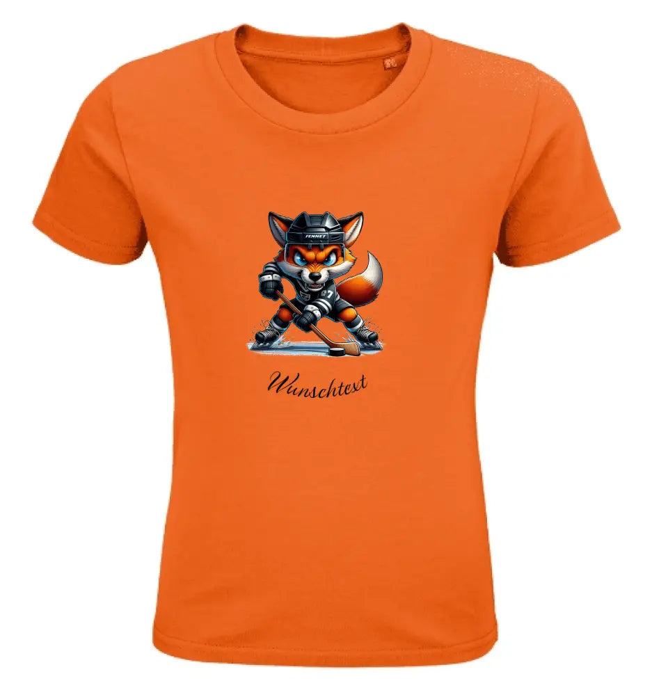Kinder Premium Bio T Shirt * Eishockey * personalisierbar