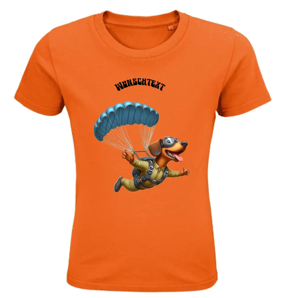 Kinder Bio Premium T Shirt * Fallschirm springen * personalisierbar
