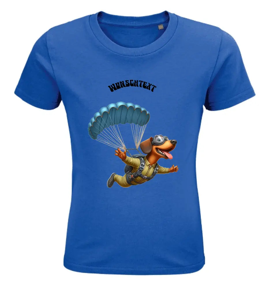 Kinder Bio Premium T Shirt * Fallschirm springen * personalisierbar