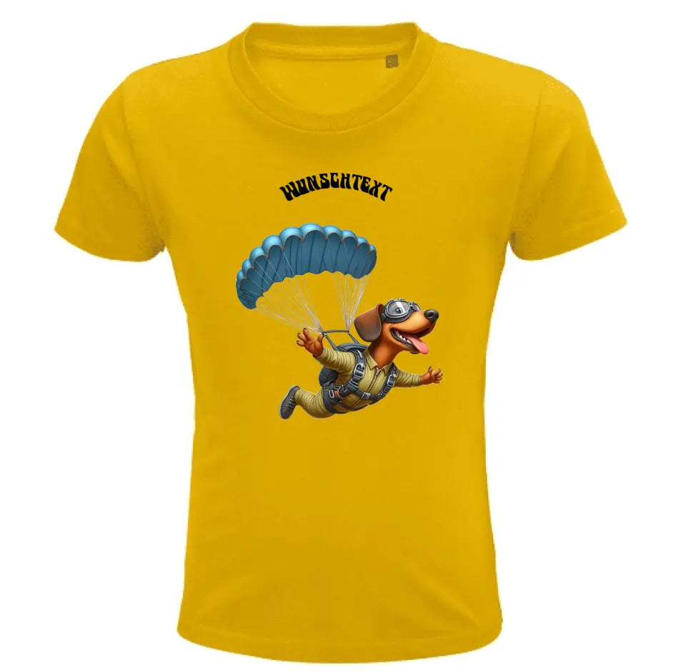 Kinder Bio Premium T Shirt * Fallschirm springen * personalisierbar