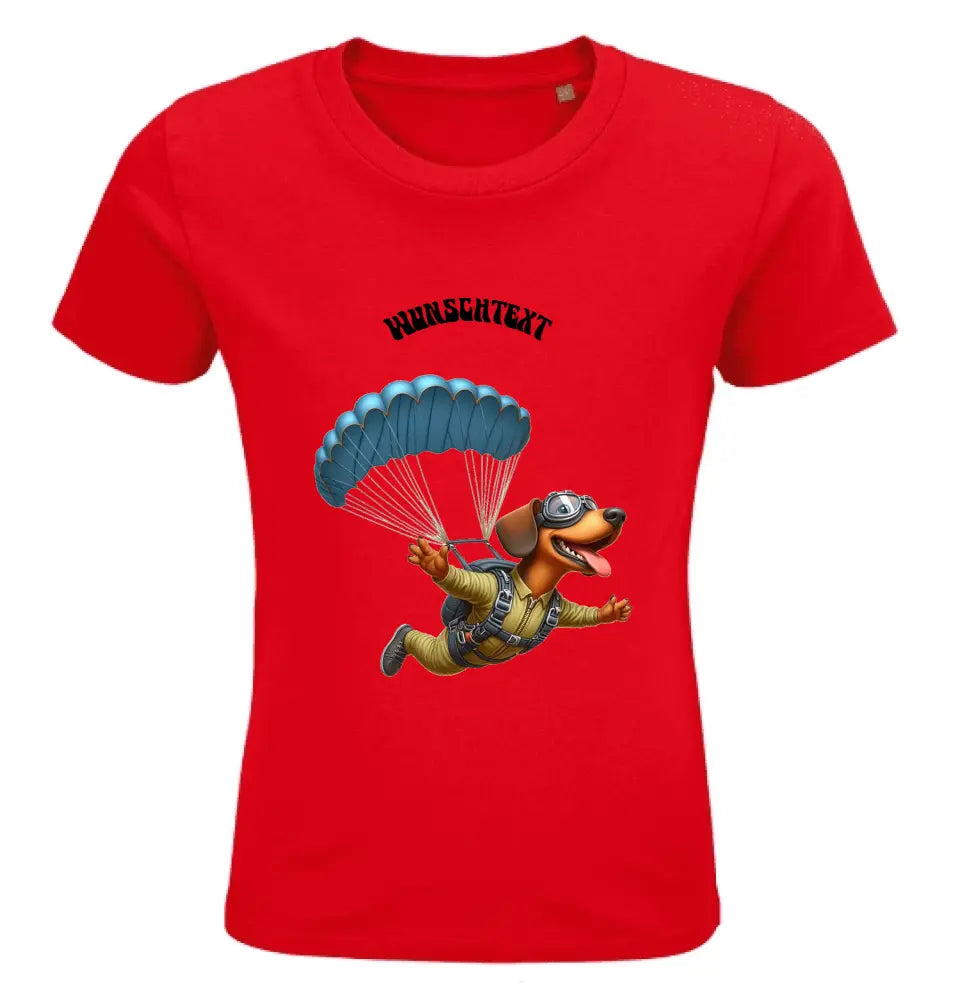 Kinder Bio Premium T Shirt * Fallschirm springen * personalisierbar