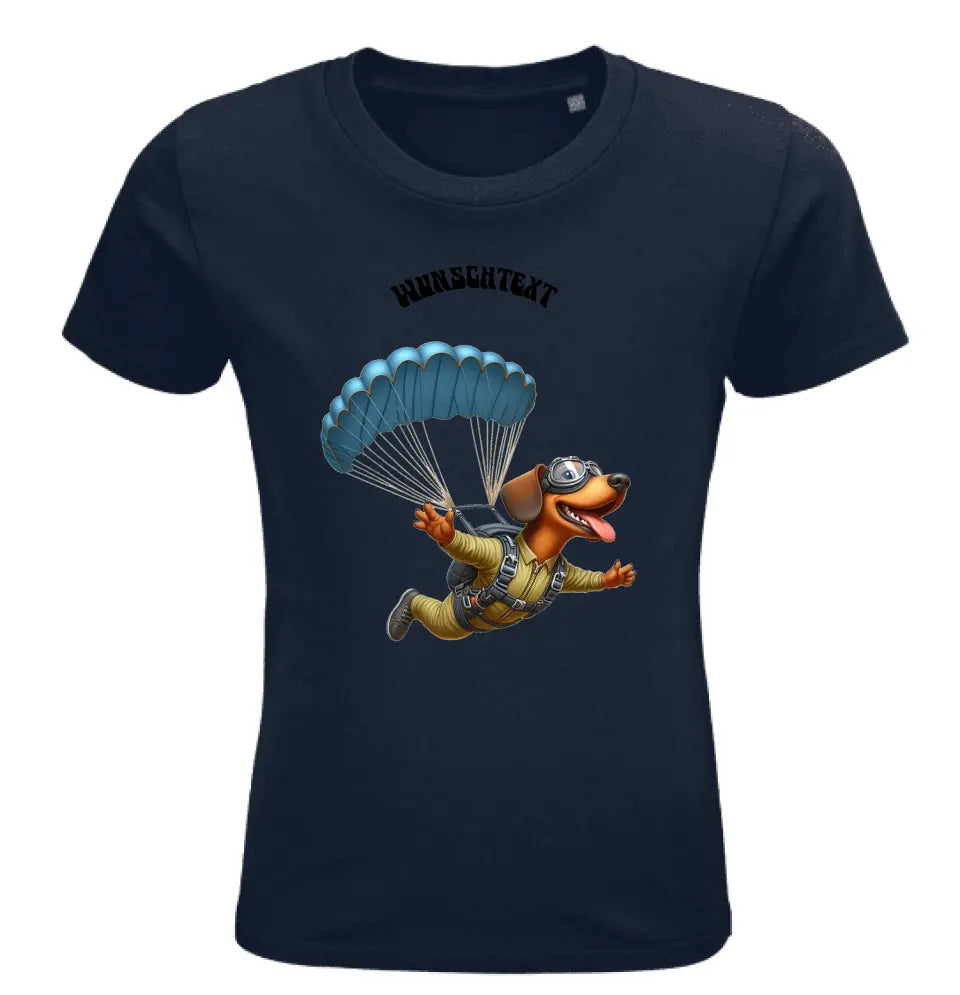 Kinder Bio Premium T Shirt * Fallschirm springen * personalisierbar
