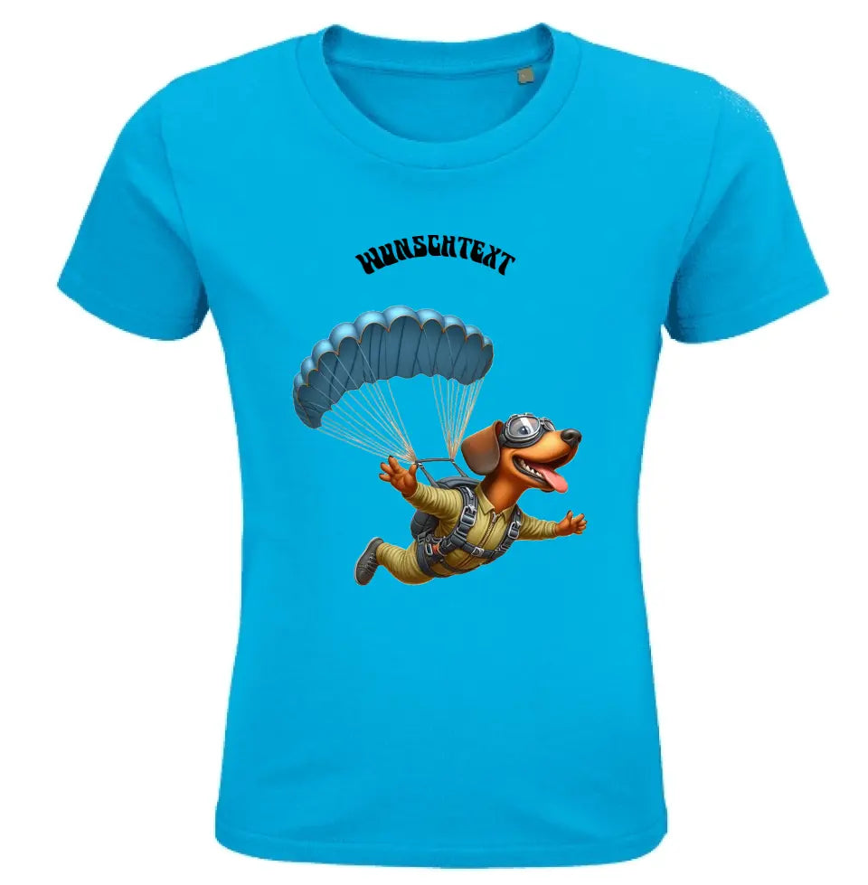 Kinder Bio Premium T Shirt * Fallschirm springen * personalisierbar