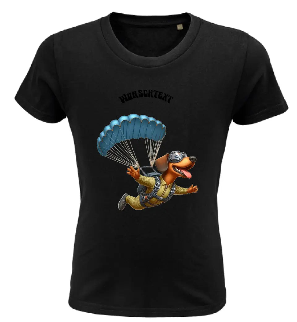 Kinder Bio Premium T Shirt * Fallschirm springen * personalisierbar