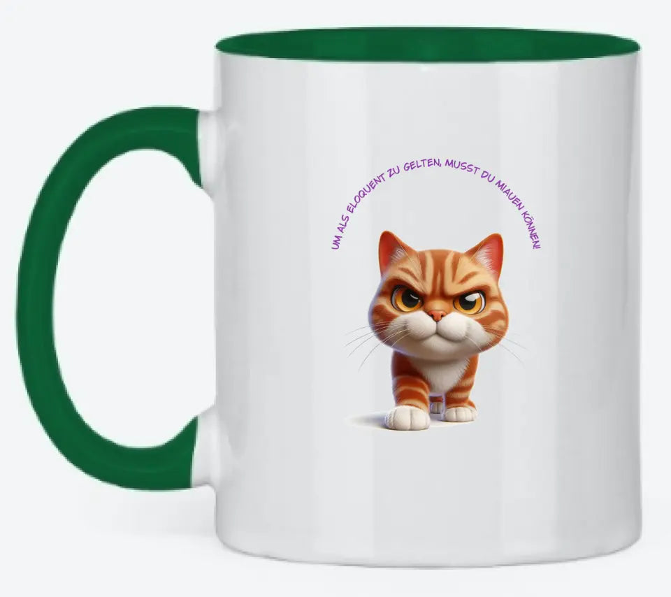Tasse zweifarbig * Eloquent * personalisierbar