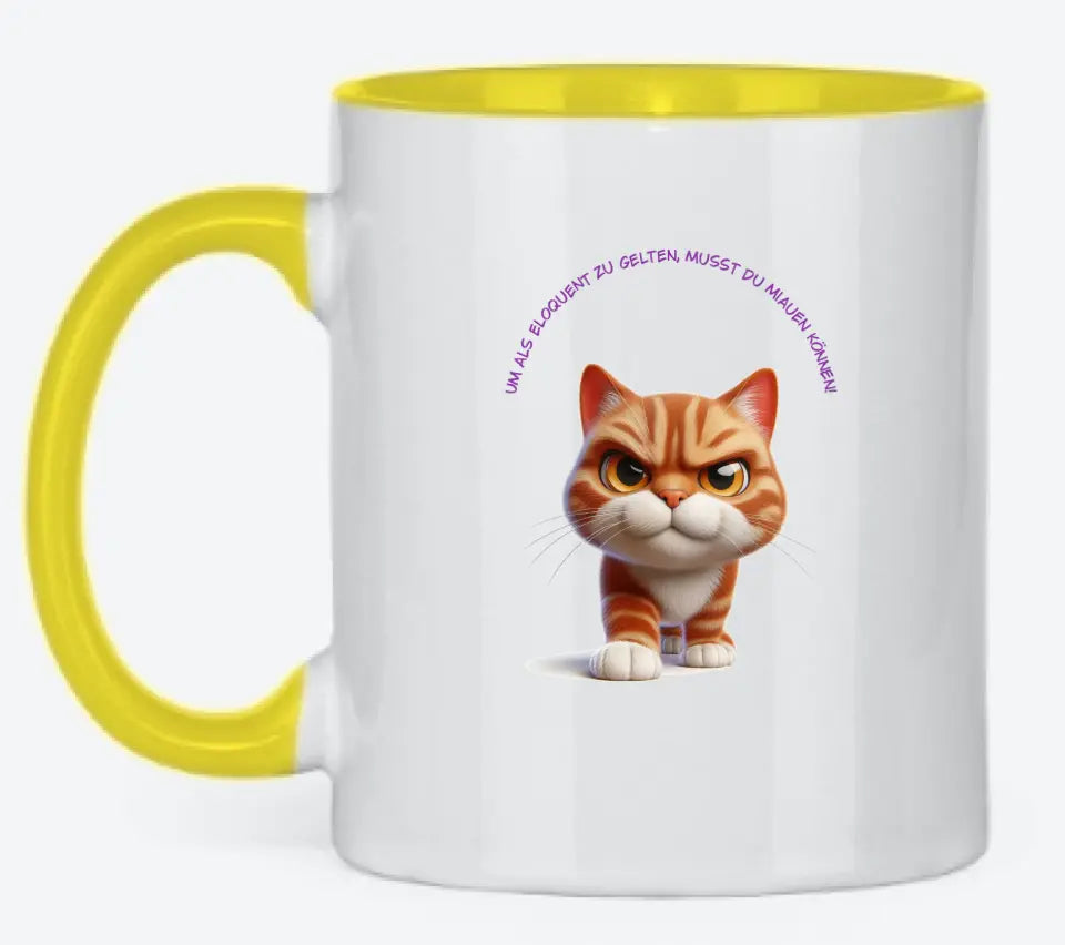 Tasse zweifarbig * Eloquent * personalisierbar