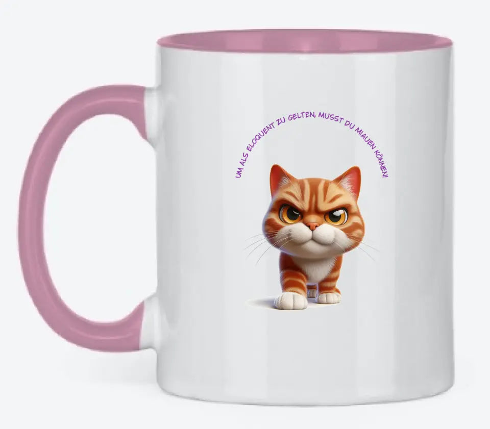 Tasse zweifarbig * Eloquent * personalisierbar