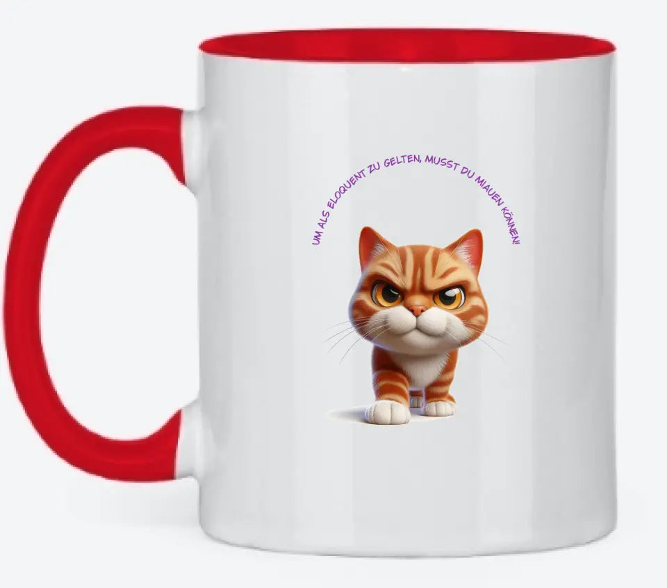 Tasse zweifarbig * Eloquent * personalisierbar