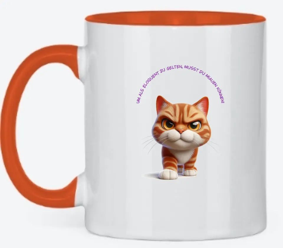 Tasse zweifarbig * Eloquent * personalisierbar