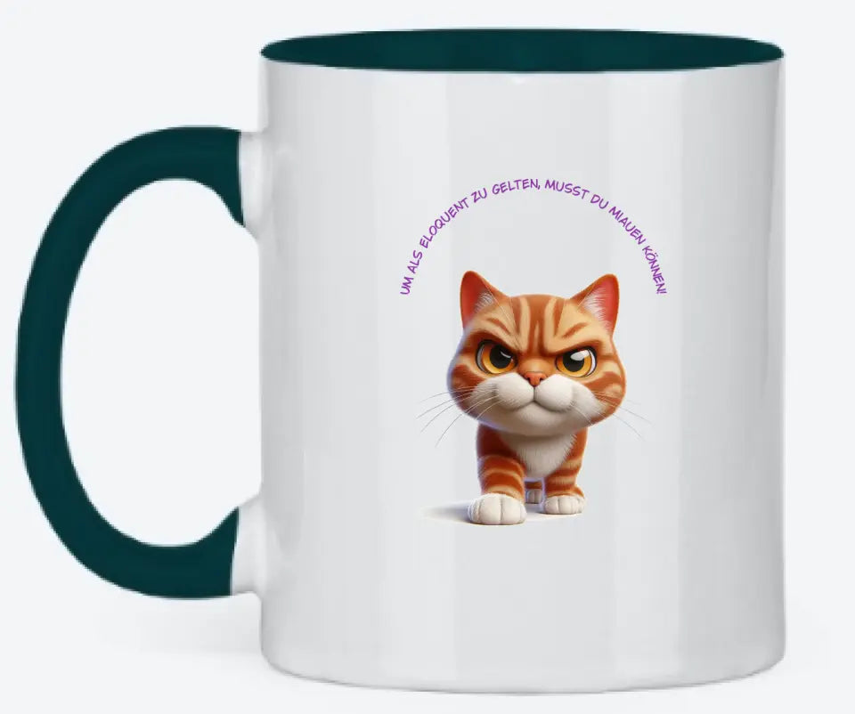 Tasse zweifarbig * Eloquent * personalisierbar