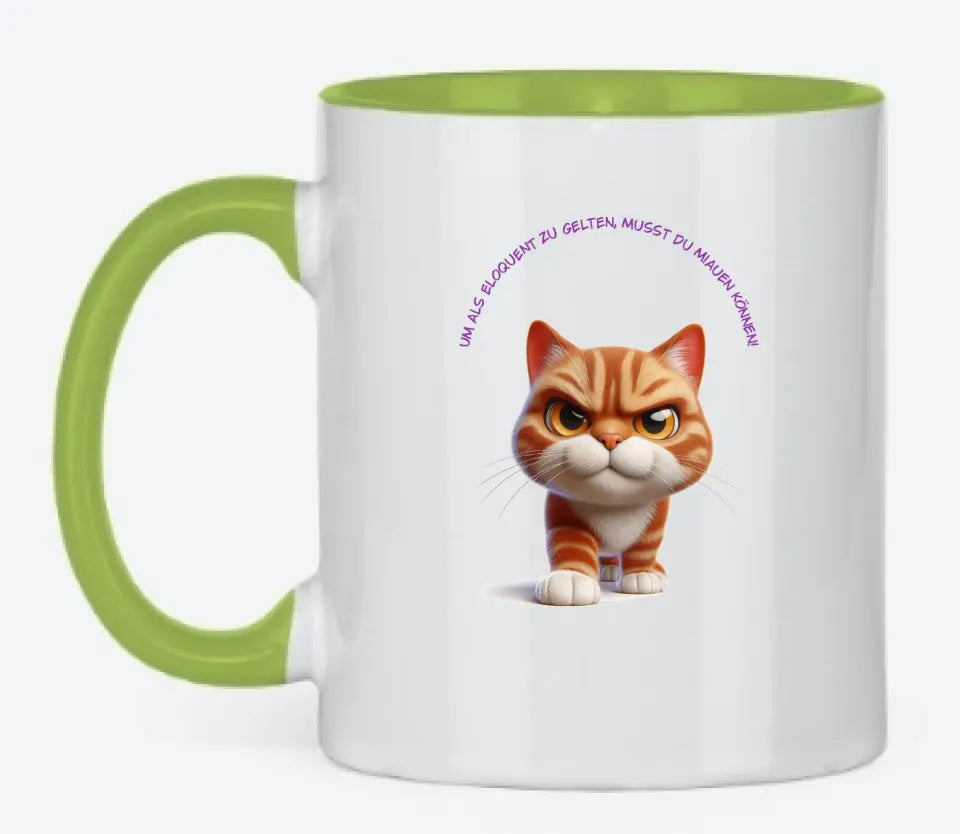 Tasse zweifarbig * Eloquent * personalisierbar
