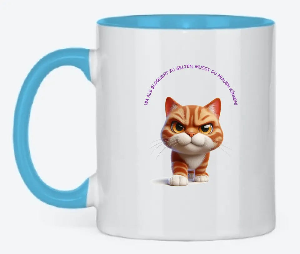 Tasse zweifarbig * Eloquent * personalisierbar