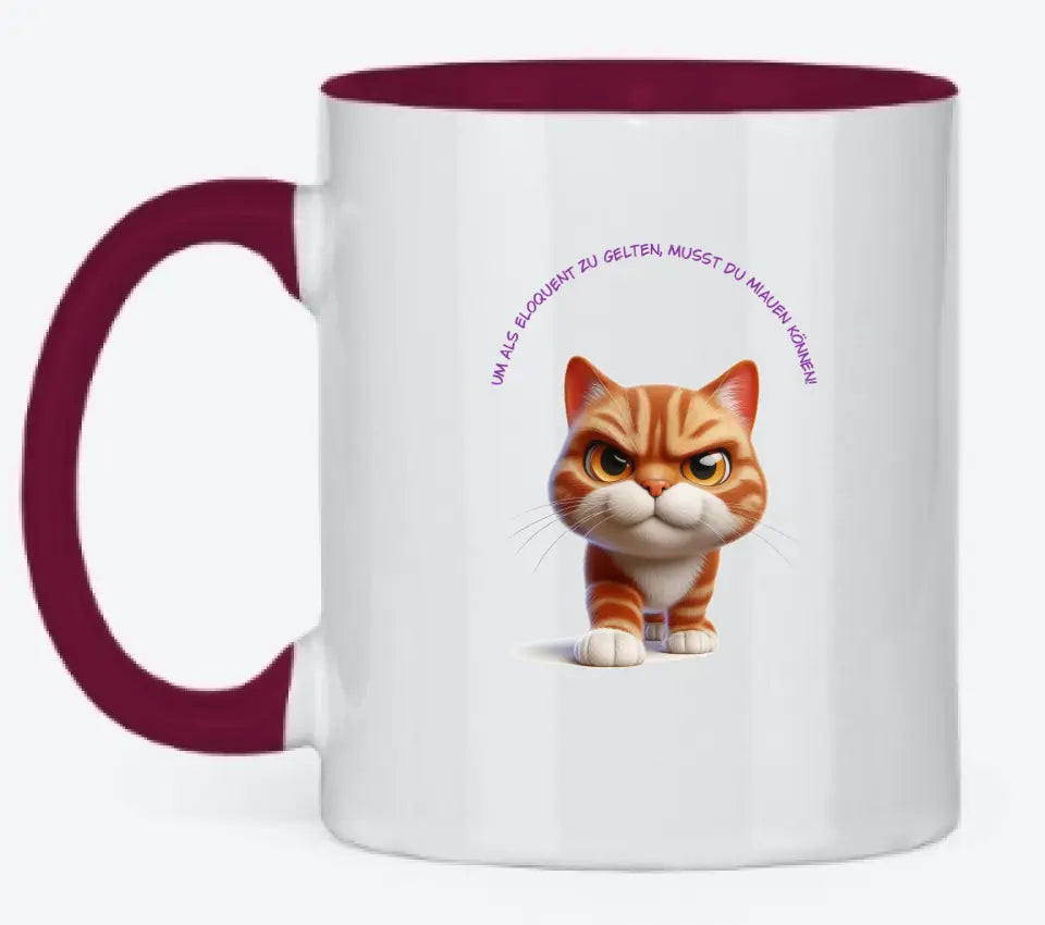 Tasse zweifarbig * Eloquent * personalisierbar