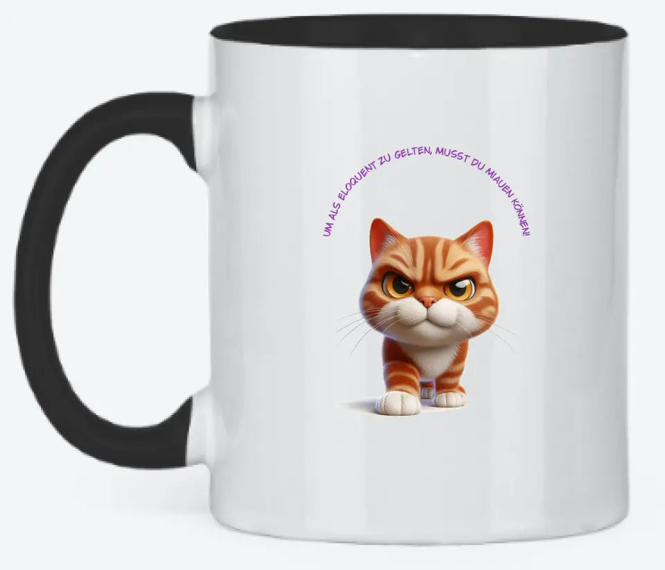Tasse zweifarbig * Eloquent * personalisierbar
