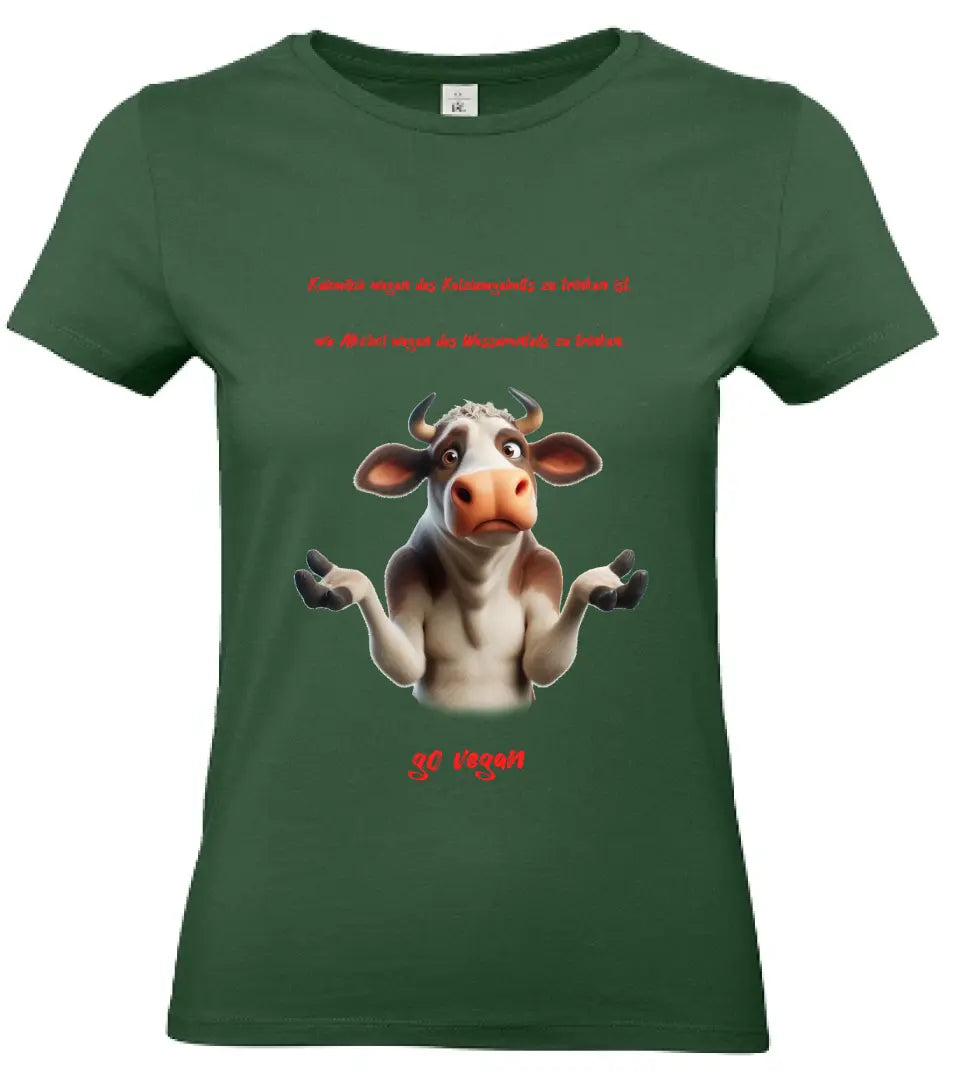 Frauen Basic T-Shirt 2 * Kuhmilch * personalisierbar