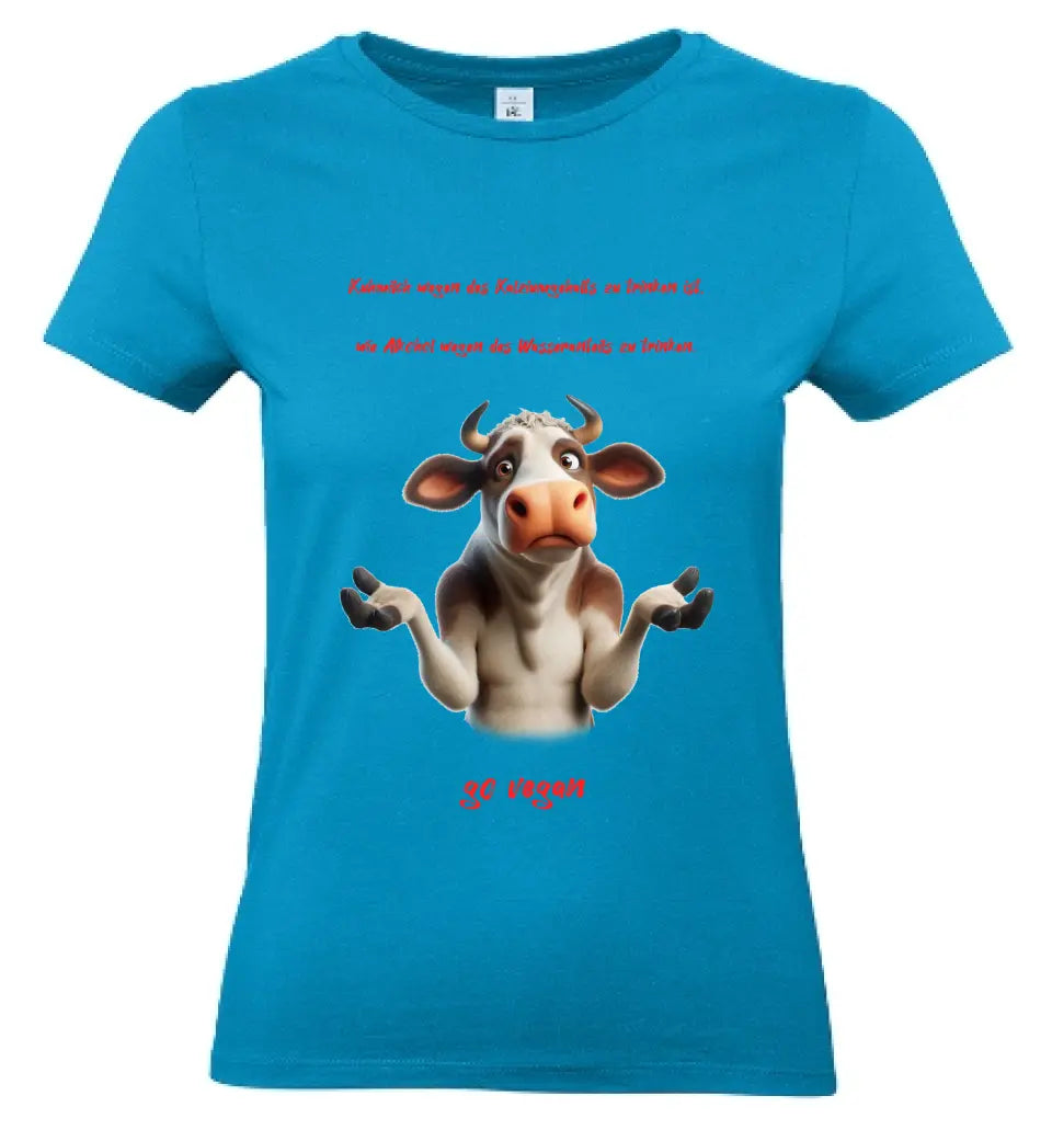 Frauen Basic T-Shirt 2 * Kuhmilch * personalisierbar