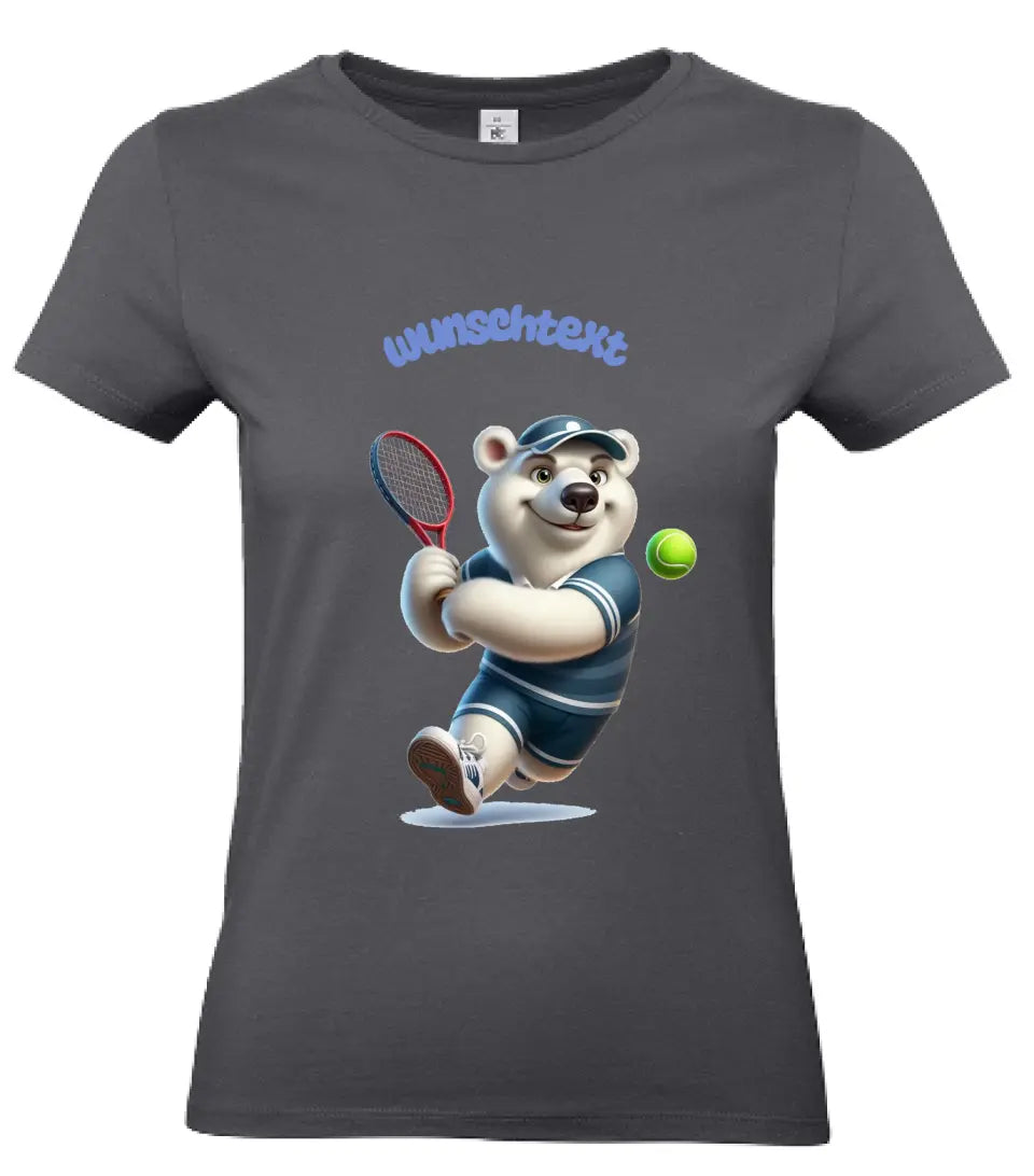 Frauen Basic T-Shirt * Tennis * personalisierbar