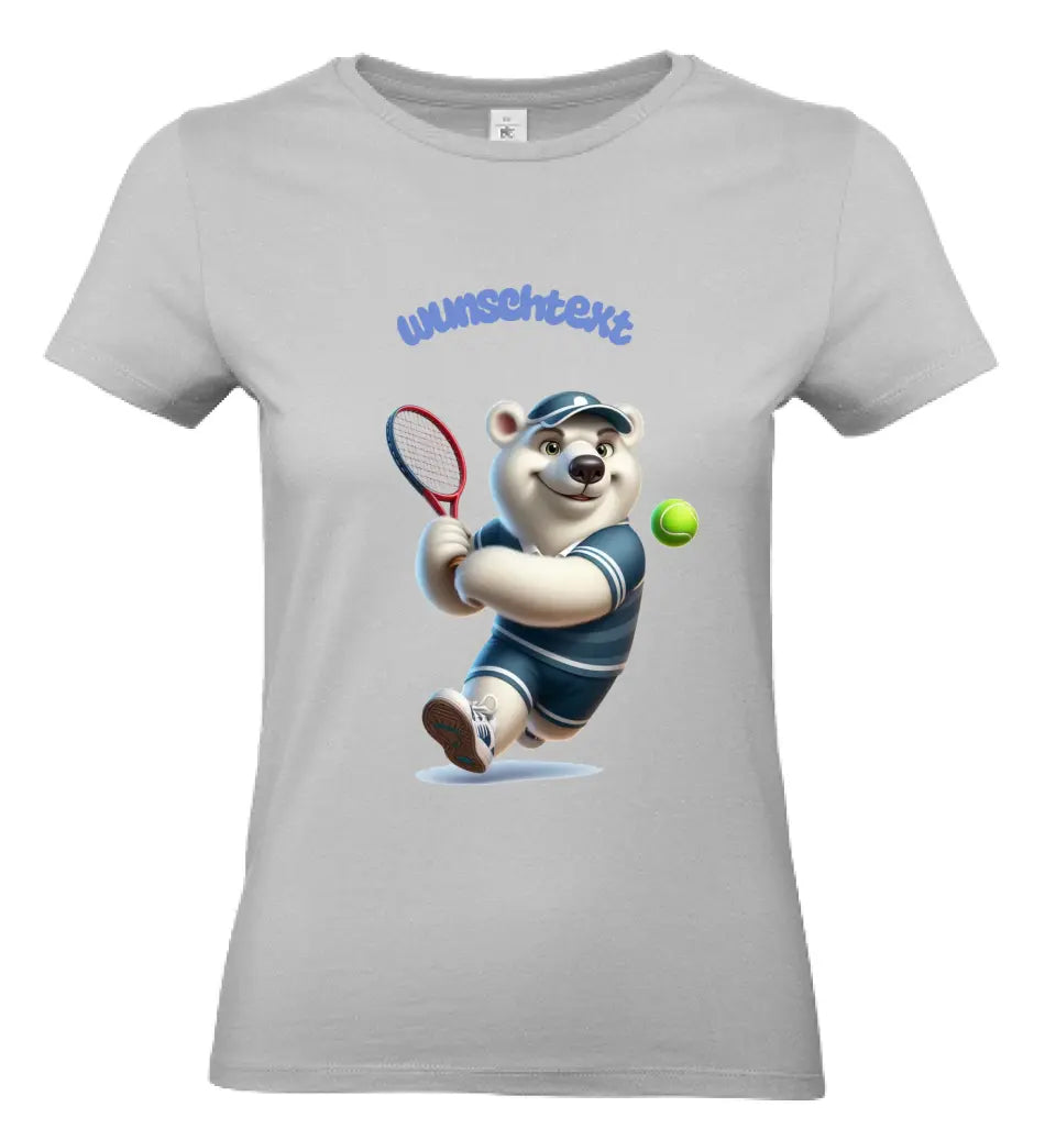 Frauen Basic T-Shirt * Tennis * personalisierbar