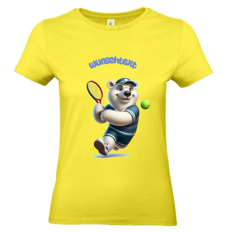 Frauen Basic T-Shirt * Tennis * personalisierbar