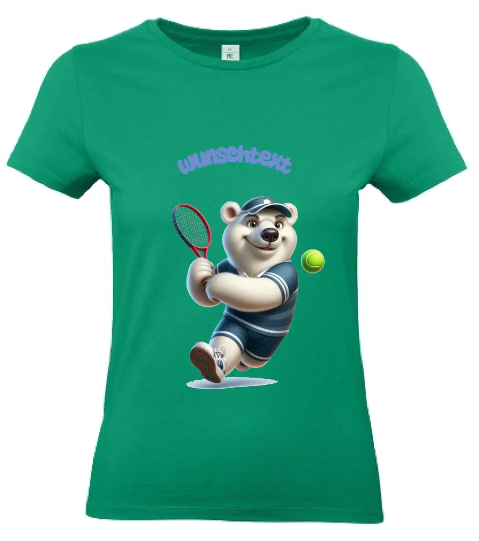 Frauen Basic T-Shirt * Tennis * personalisierbar