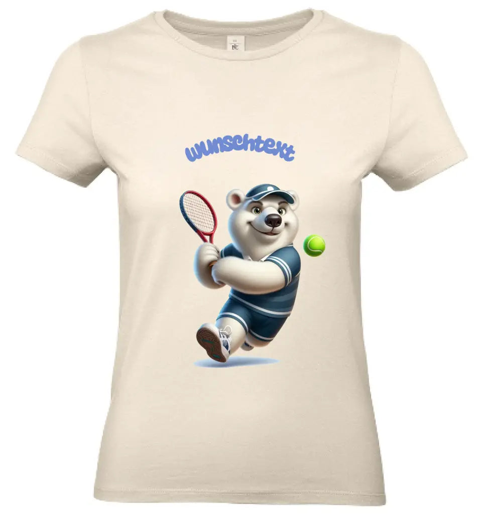 Frauen Basic T-Shirt * Tennis * personalisierbar